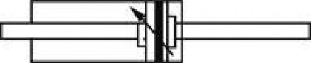 Schematic symbol DSWPVMK double-acting